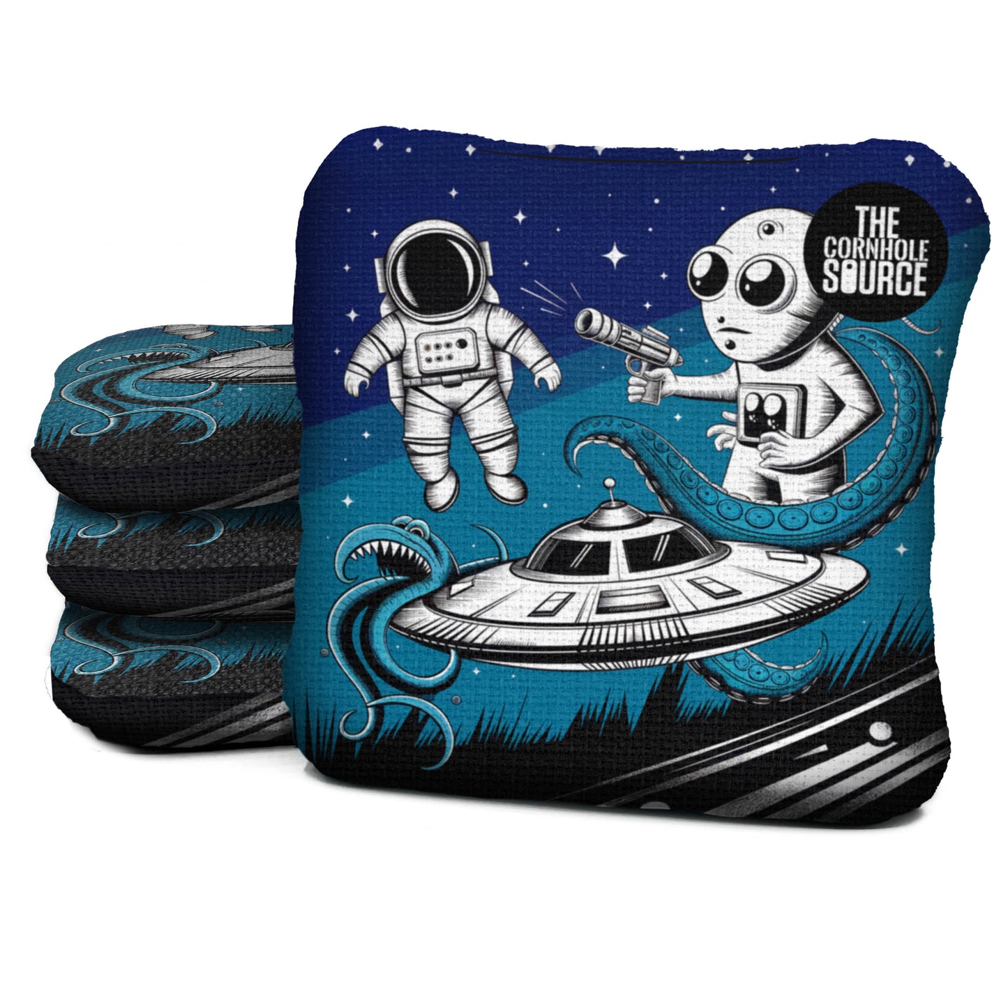 Alien Gangster - Pro Cornhole Bags - Set of 4