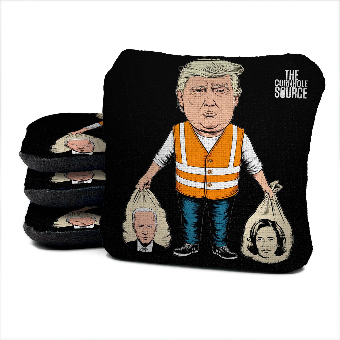 Trump Trashman - Pro Cornhole Bags - Set of 4