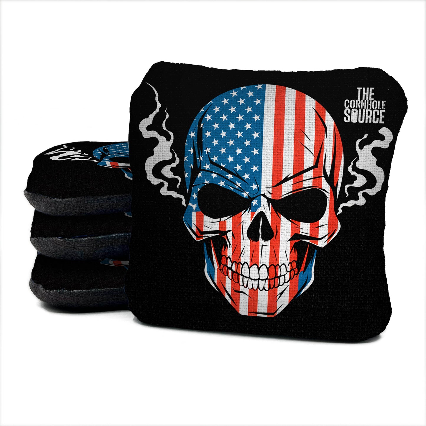 USA Skull - Pro Cornhole Bags - Set of 4