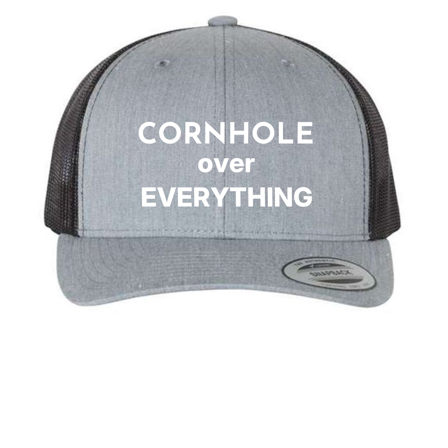 Heather Grey/ Black - FRONT